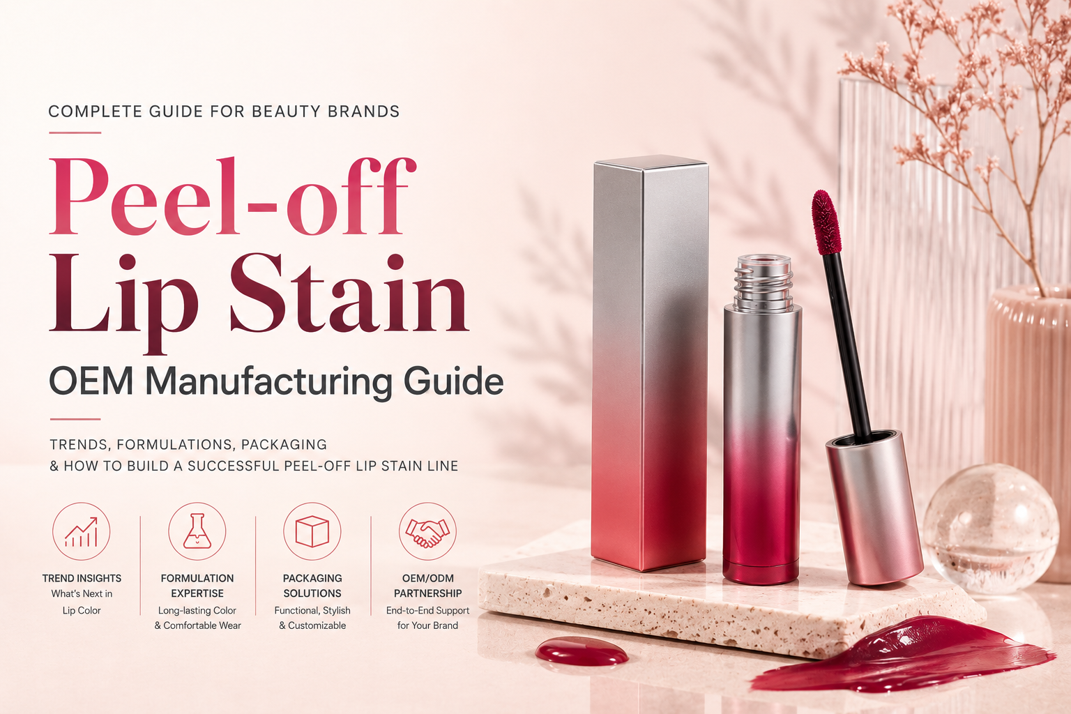 Peel-off lip stain OEM manufacturing guide