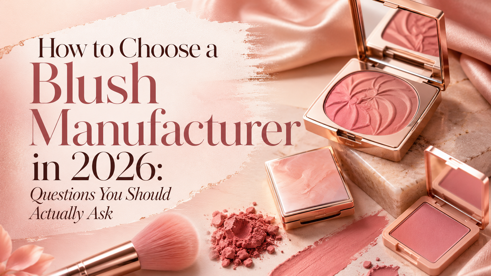 How to Choose a Blush Manufacturer in 2026: Questions You Should Actually Ask