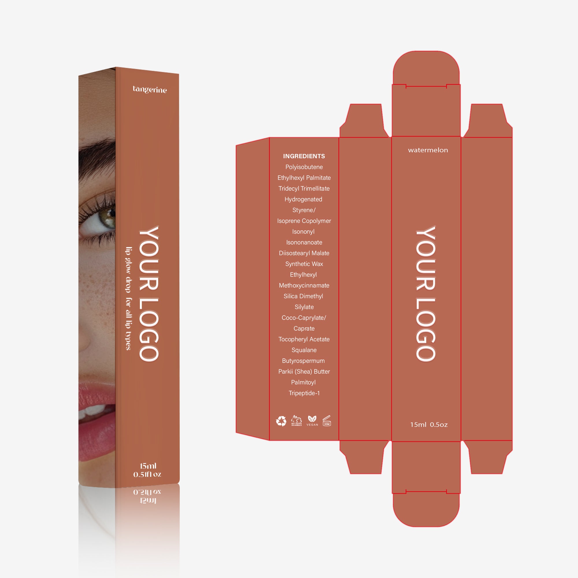 Custom OEM PCR Squeeze Tube & Secondary Package