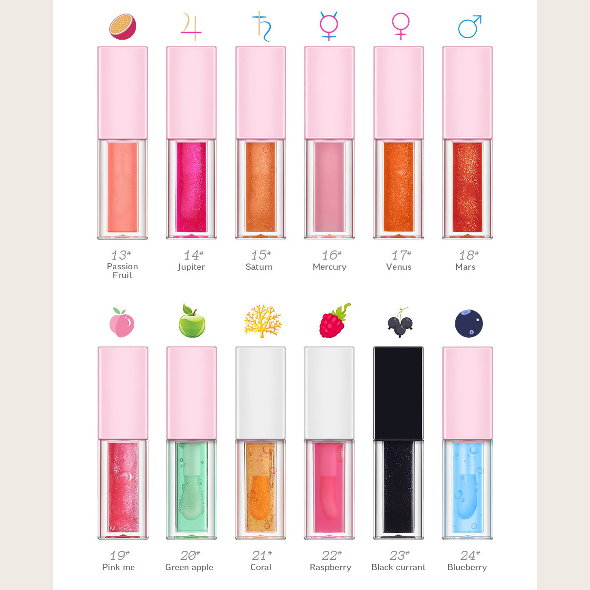 Custom Lip Oil OEM/ODM Non Sticky Cup Vitamin E Hydrating Lip Oil