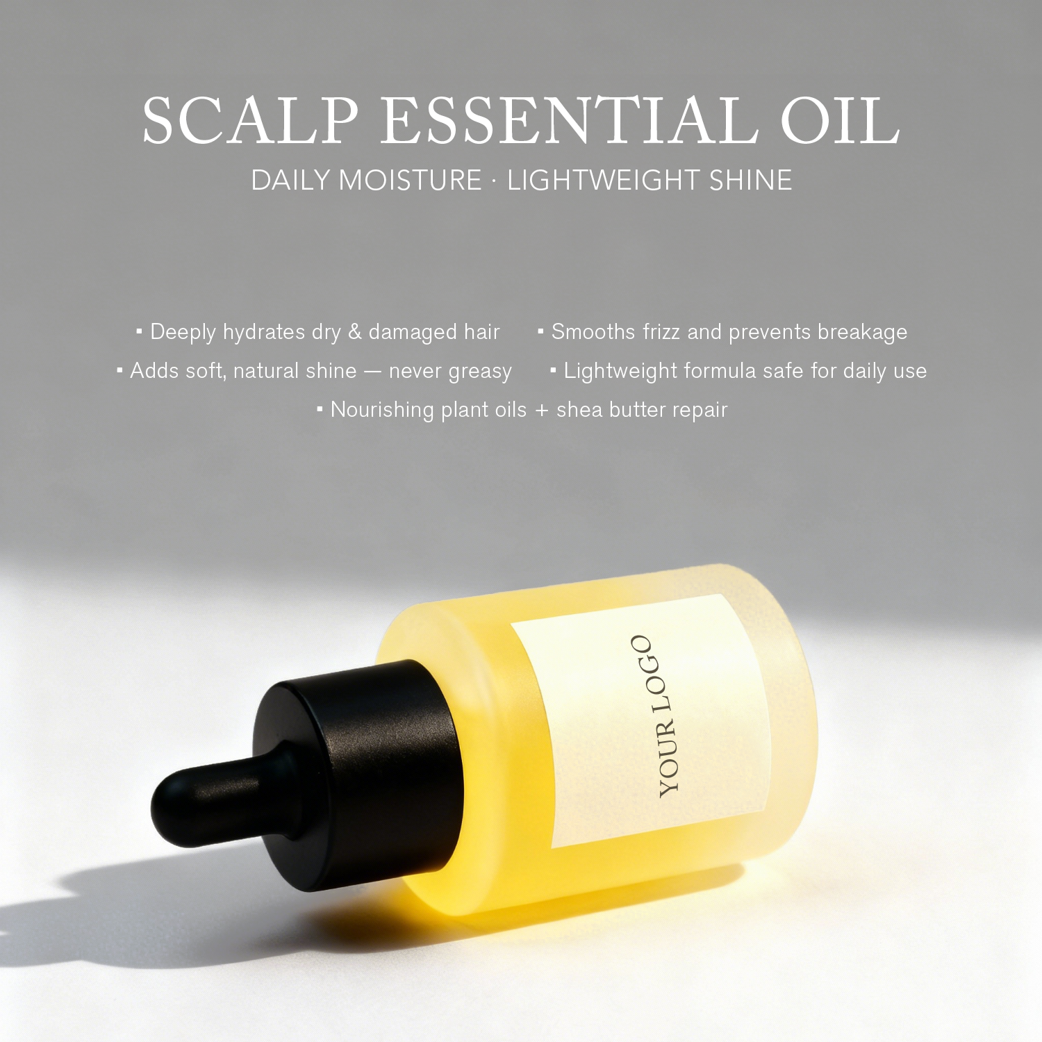 Private label OEM ODM Deep Nourish & Hydrate Hair Oil Serum