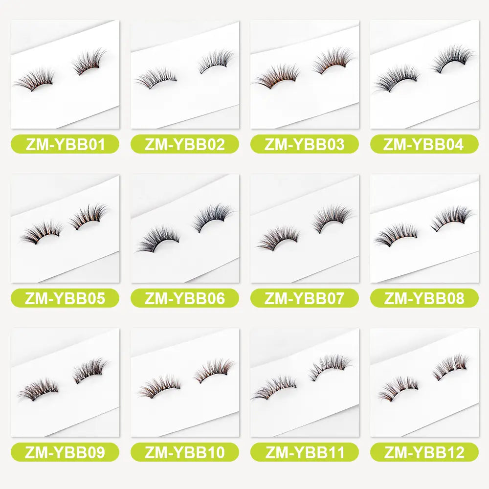 Private Label Adhesive Half Lash - ZM-YBB12
