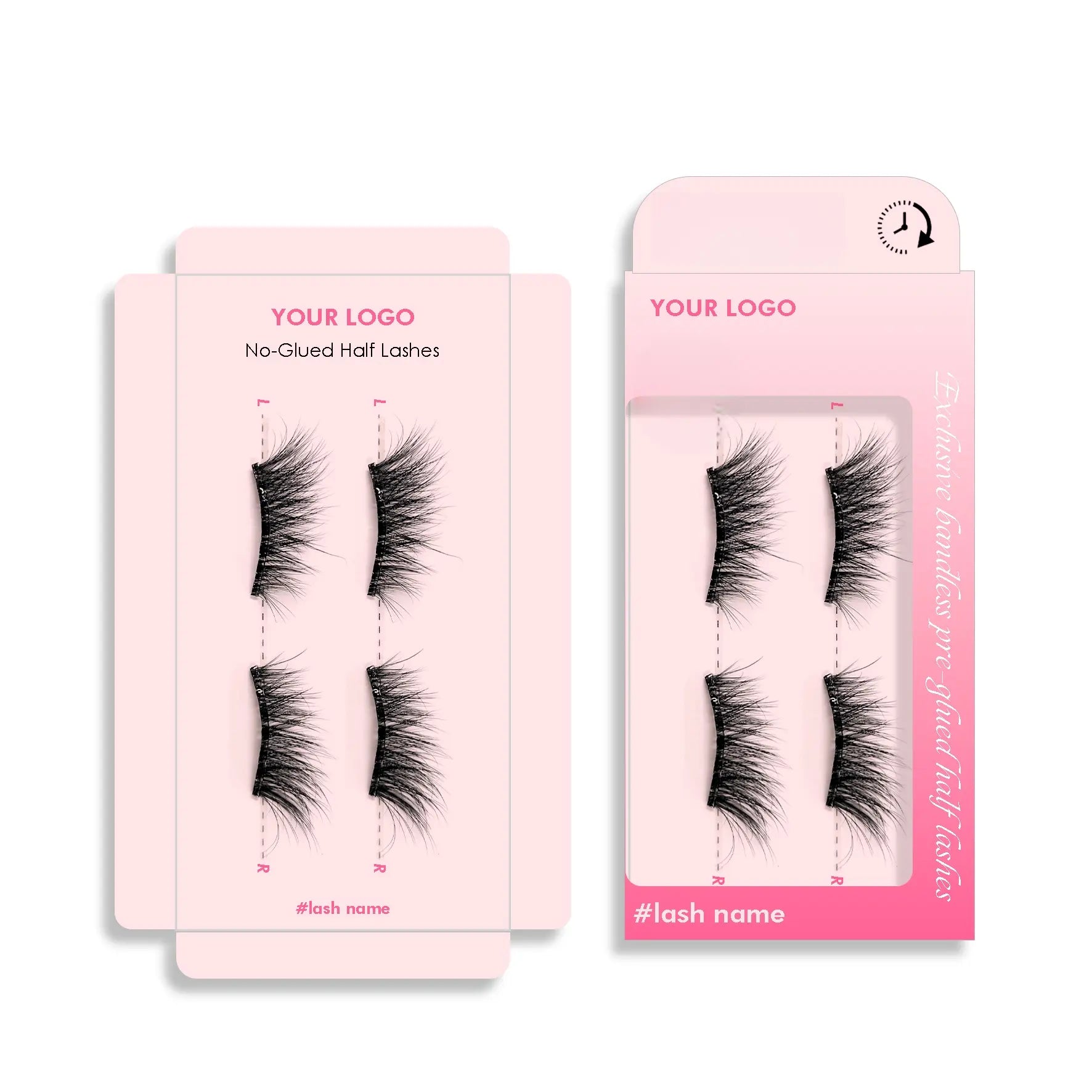 Private Label Adhesive Half Lash - ZM-YBB02