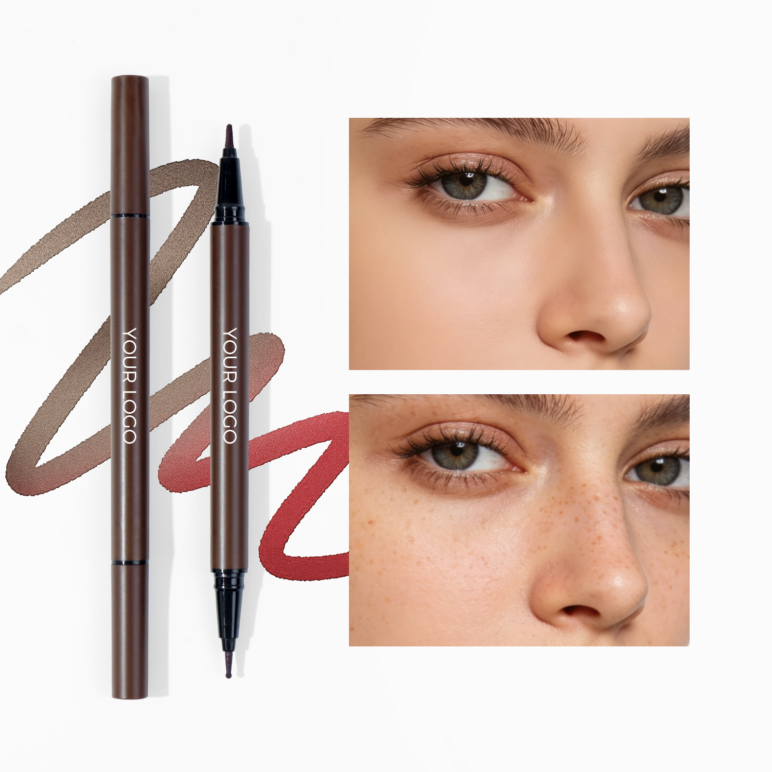 Private Label OEM ODM 2-in-1 Freckle & Lip Liner Pen