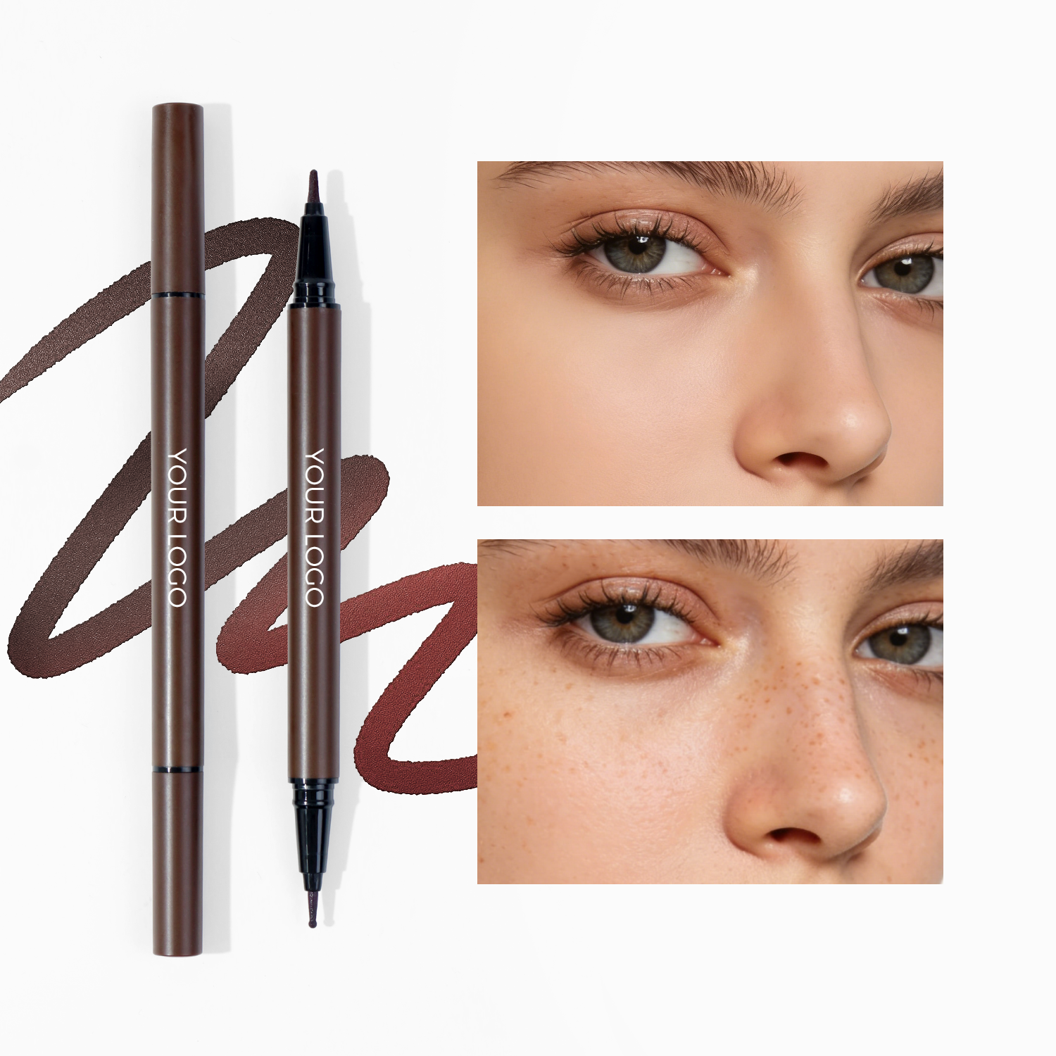 Private Label OEM ODM 2-in-1 Freckle & Lip Liner Pen