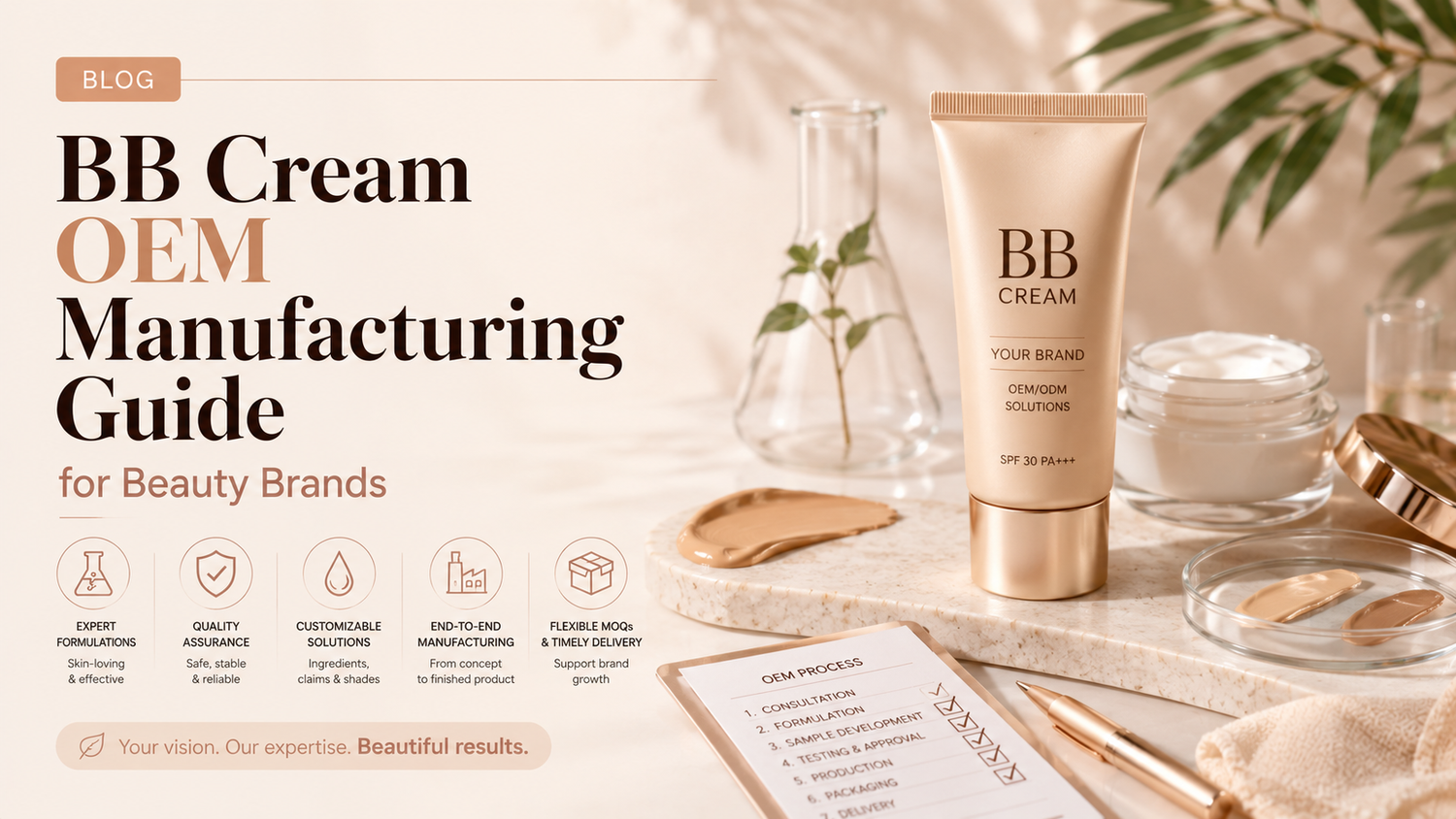 BB cream OEM manufacturing guide for beauty brands