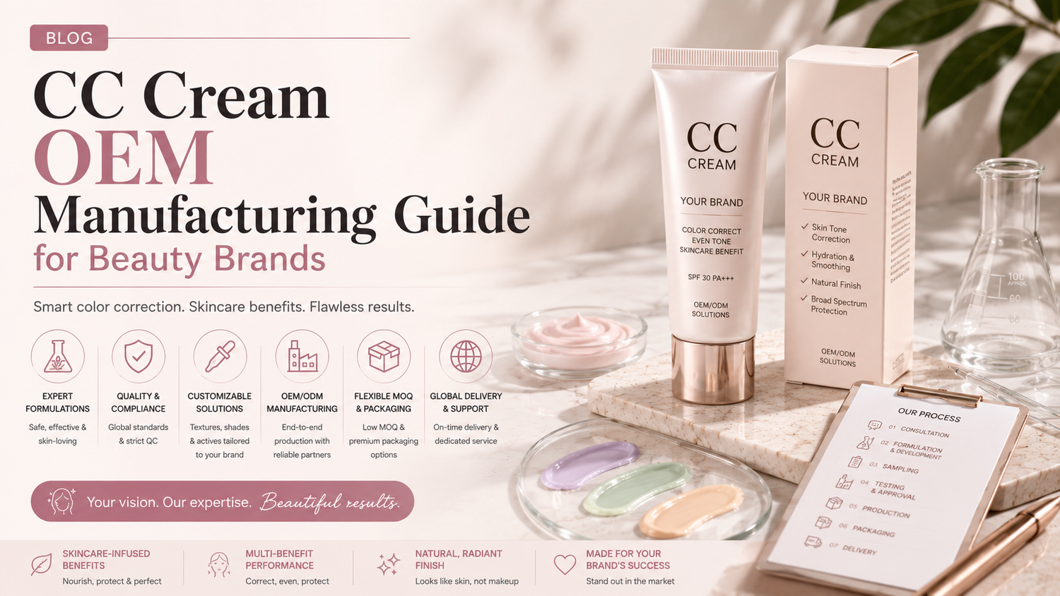 CC cream OEM manufacturing guide for beauty brands