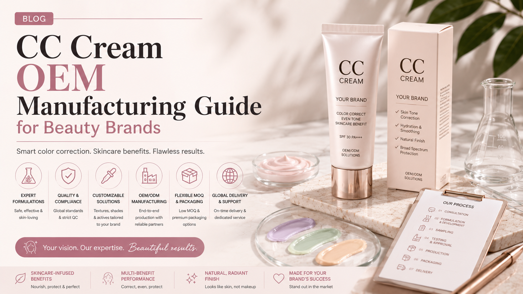 CC cream OEM manufacturing guide for beauty brands