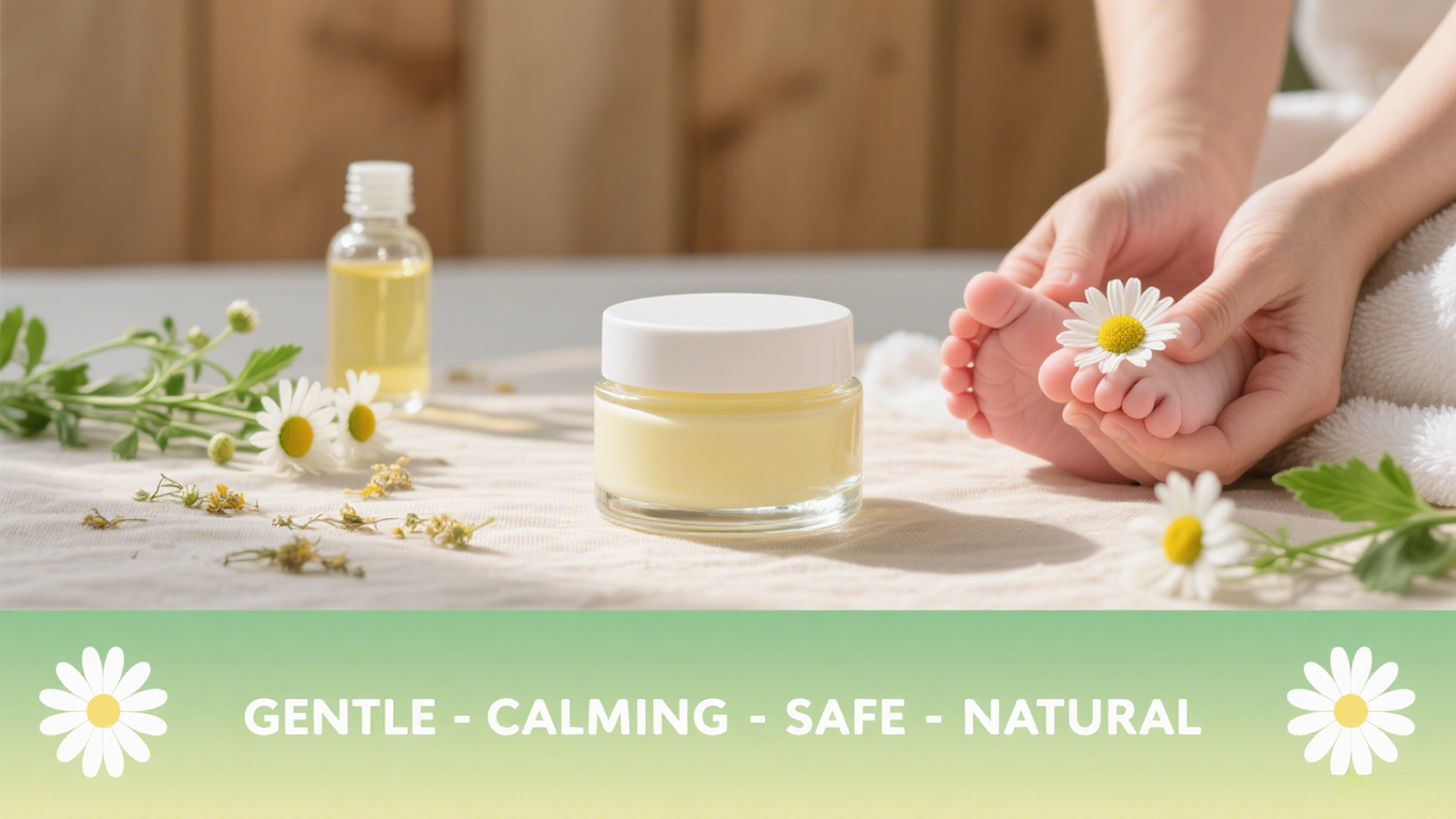 Chamomile for Baby Skin Benefits, Safety, and Usage Tips