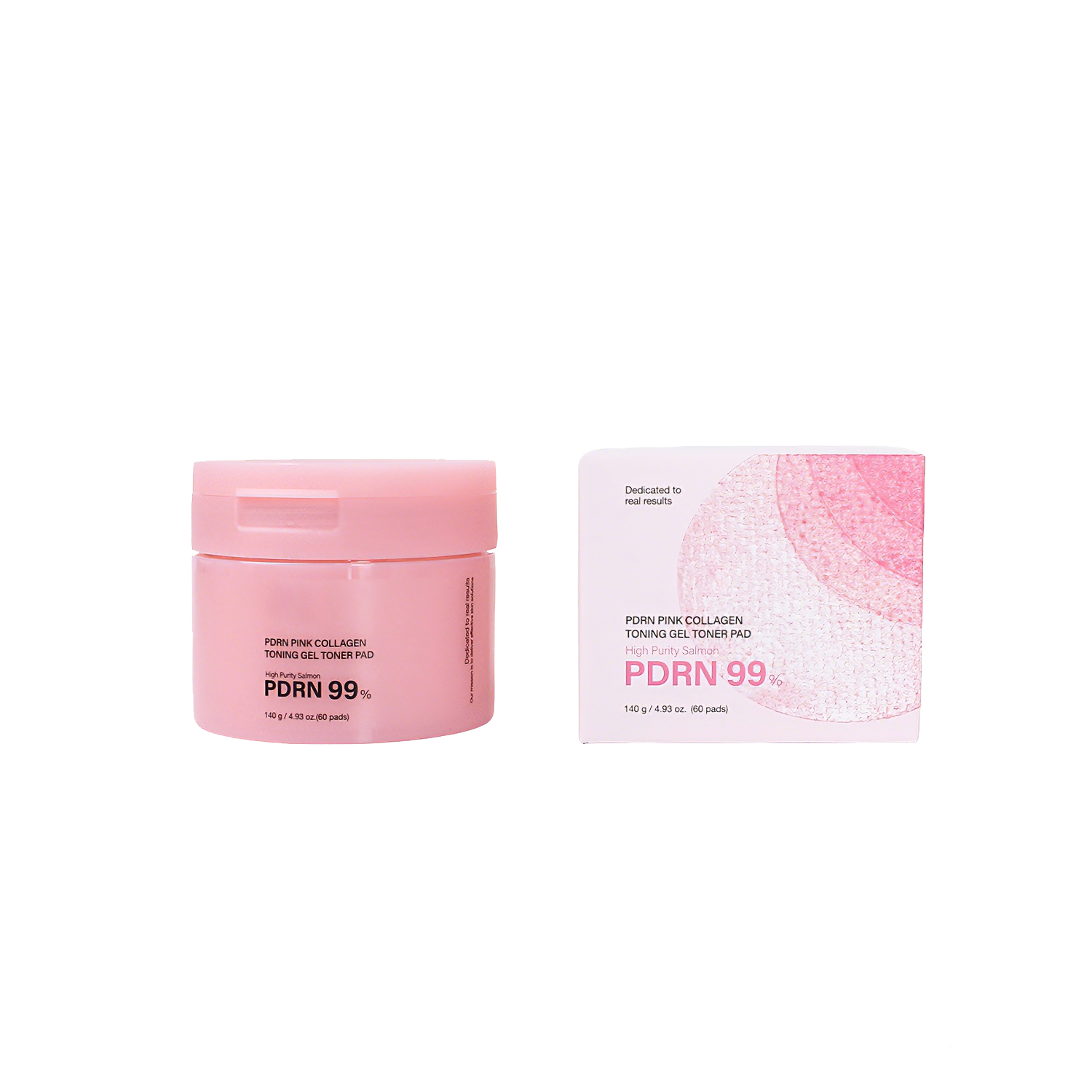 Private Label Skincare Serum - PDRN Pink Collagen Toning Gel Toner Pad