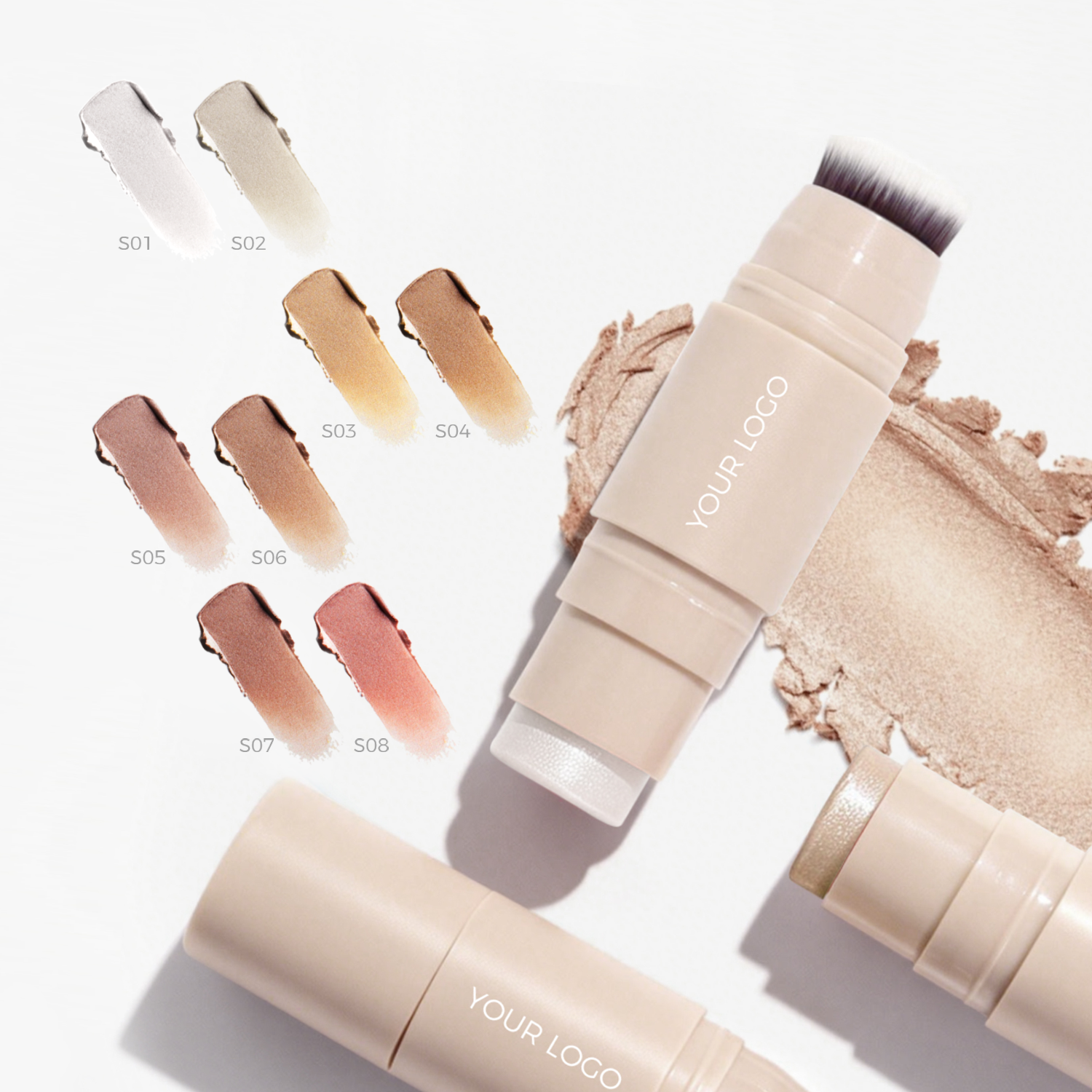 Dual-Ended Highlighter Stick