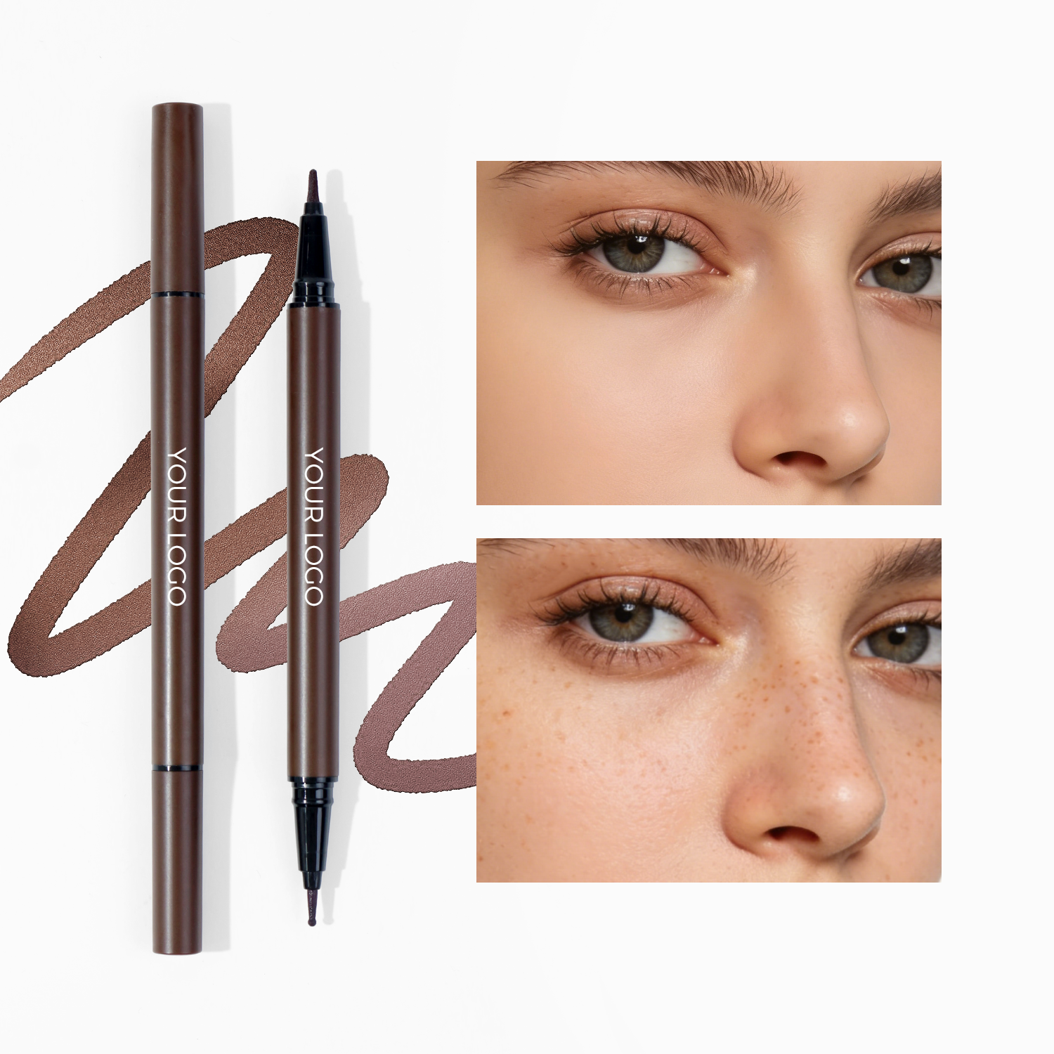 Private Label OEM ODM 2-in-1 Freckle & Lip Liner Pen